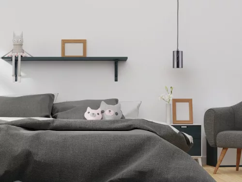 Tömör kőrisfa függőlámpa GU10 foglalattal, Ø80x130 mm, max 10W - WRG041