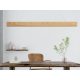 LED függő tömör fa lámpa 22W 1700lm 4000K IP20 1200x80x22mm - WRL0121