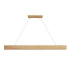 LED függő tömör fa lámpa 22W 1700lm 4000K IP20 1200x80x22mm - WRL0121
