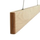 LED függő tömör fa lámpa 22W 1700lm 4000K IP20 1200x80x22mm - WRL0121