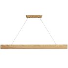 LED függő tömör fa lámpa 26W 2000lm 4000K IP20 1500x80x22mm - WRL0122