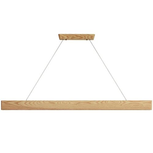 LED függő tömör fa lámpa 26W 2000lm 4000K IP20 1500x80x22mm - WRL0122