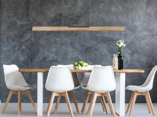 LED függesztett fa lámpa 22W 1700lm 4000K IP20 1200x45x45mm - WRL0221