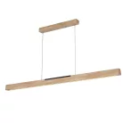 LED függesztett fa lámpa 22W 1700lm 4000K IP20 1200x45x45mm - WRL0221