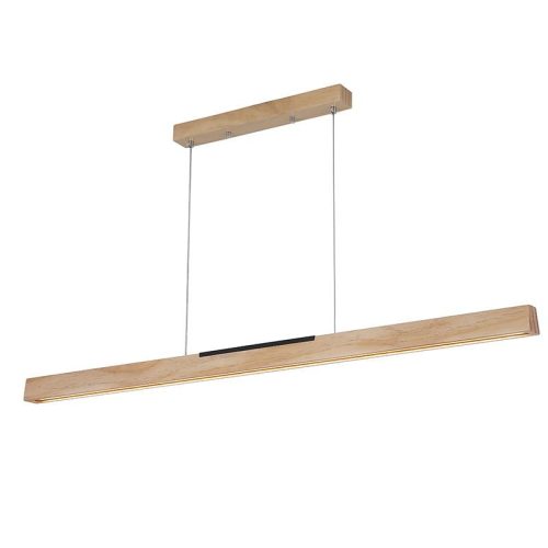 LED függesztett fa lámpa 22W 1700lm 4000K IP20 1200x45x45mm - WRL0221