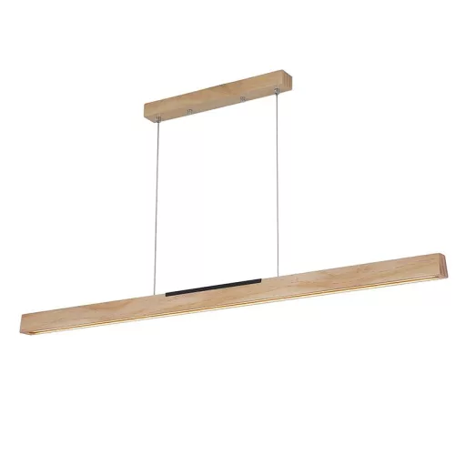 LED függesztett fa lámpa 22W 1700lm 4000K IP20 1200x45x45mm - WRL0221