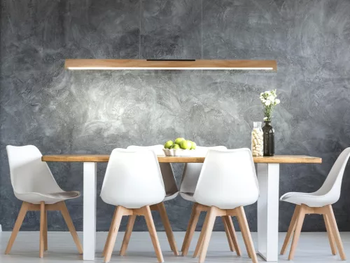 LED függesztett fa lámpa 22W 1700lm 4000K IP20 1200x45x45mm - WRL0221