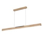 LED függesztett fa lámpa 22W 1700lm 4000K IP20 1200x45x45mm - WRL0221