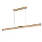 LED függesztett fa lámpa 22W 1700lm 4000K IP20 1200x45x45mm - WRL0221