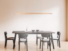 LED függőlámpa 22W, 1700lm, 4000K semleges fehér, 1300x60 mm, IP20 - WRL0321