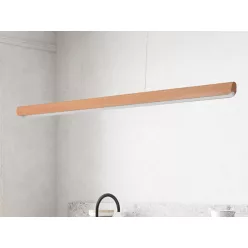   LED függőlámpa 26W, 2000lm, 4000K semleges fehér, 1500x45x48 mm, IP20 - WRL0422