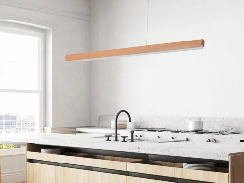 LED függőlámpa 26W, 2000lm, 4000K semleges fehér, 1500x45x48 mm, IP20 - WRL0422