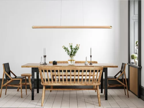 LED függőlámpa 22W, 1700lm, 4000K semleges fehér, 1200x40 mm, IP20 - WRL0521