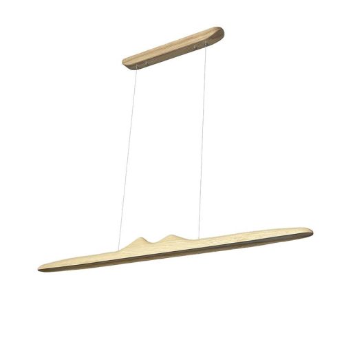 LED kőrisfa függőlámpa 22W, 1700 lm, 4000K, 1200x90x60 mm, IP20 - WRL0921