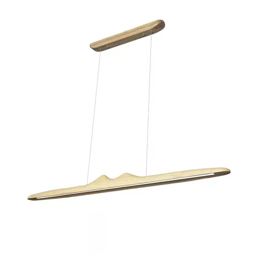 LED kőrisfa függőlámpa 22W, 1700 lm, 4000K, 1200x90x60 mm, IP20 - WRL0921