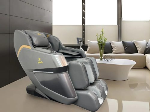 Luxus masszázsfotel szintetikus bőr 120W érintőképernyő - X10