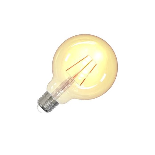LED filament izzó 4W E27 G95 Vintage, 2000K, 300 lm - ZAF101