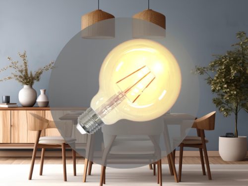 LED filament izzó 4W E27 G95 Vintage, 2000K, 300 lm - ZAF101
