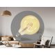 LED filament izzó 4W E27 G125 Vintage, 2000K, 300 lm - ZAF102