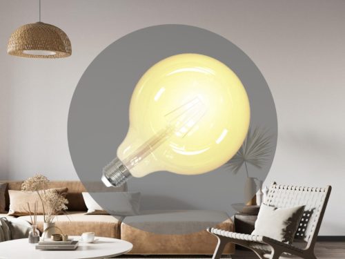LED filament izzó 4W E27 G125 Vintage, 2000K, 300 lm - ZAF102