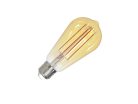 LED filament vintage izzó 4,5W E27 400lm 1800K meleg fehér Ø64x142 - ZFS101
