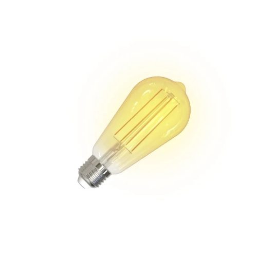 LED filament vintage izzó 4,5W E27 400lm 1800K meleg fehér Ø64x142 - ZFS101