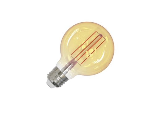 LED filament vintage izzó 4,5W E27 400lm 1800K meleg fehér Ø80x120 - ZFS102