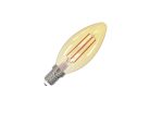 LED filament vintage izzó 4,5W E14 300lm 1800K meleg fehér Ø35x98 - ZFS103