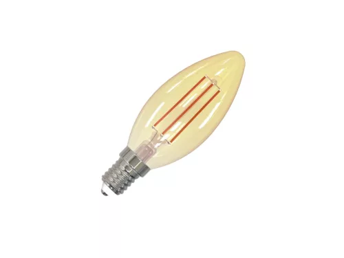 LED filament vintage izzó 4,5W E14 300lm 1800K meleg fehér Ø35x98 - ZFS103