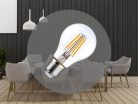 LED filament izzó 6W, E27, 3000K meleg fehér, 840 lm - ZLF511
