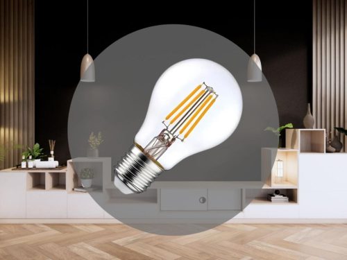 LED filament izzó 5W E27 3000K meleg fehér Ø60x105mm - ZLF511A