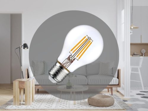 LED filament izzó 7,3W E27 3000K meleg fehér Ø60x105mm - ZLF512A