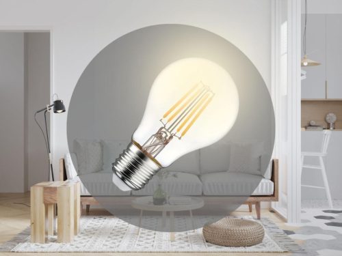 LED filament izzó 7,3W E27 3000K meleg fehér Ø60x105mm - ZLF512A