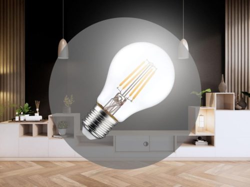 LED filament izzó 5W E27 4000K semleges fehér Ø60x105mm - ZLF521A
