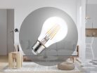 LED filament izzó 7,3W E27 4000K meleg fehér Ø60x105mm - ZLF522A
