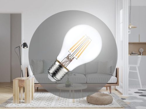 LED filament izzó 7,3W E27 4000K meleg fehér Ø60x105mm - ZLF522A