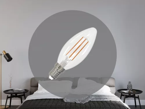 LED Filament izzó 6W E14 3000K meleg fehér 660lm - ZLF713D