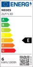LED Filament izzó 6W E14 3000K meleg fehér 660lm - ZLF713D