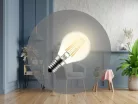 LED filament izzó 4W E14 3000K meleg fehér 560lm Ø45x78mm - ZLF812