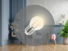 LED Filament izzó 2W E27 3000K meleg fehér 240lm - ZLF815