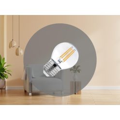   LED izzó 6W, 840 lm, E27 foglalat, 3000K meleg fehér, Ø45x72 mm - ZLF818