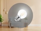 LED filament izzó 6W E27 4000K semleges fehér 840lm Ø45x72mm - ZLF828