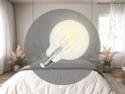 LED filament izzó 11W E27 G95, 3000K, 1520 lm - ZLF911