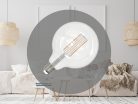 LED filament izzó 18W E27 G125, 3000K, 2460 lm - ZLF914