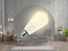 LED filament izzó 12W, 1680 lm, E27 foglalat, 3000K meleg fehér, Ø64x142 mm - ZLF915