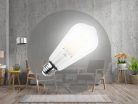 LED filament izzó 12W, 1680 lm, E27 foglalat, 4000K semleges fehér, Ø64x142 mm - ZLF925