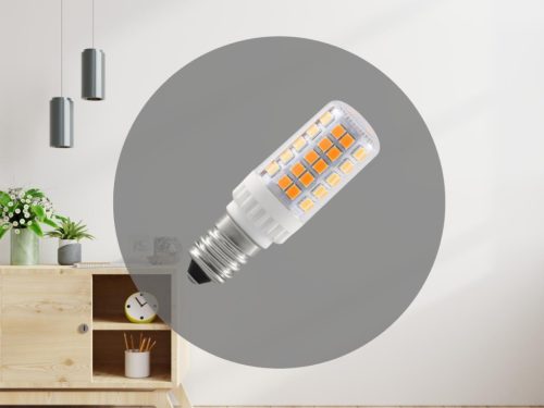 LED izzó 4,5W, E14 foglalat, 2800K meleg fehér, 610 lm - ZLS012