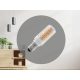 LED izzó 4,5W, E14 foglalat, 2800K meleg fehér, 610 lm - ZLS012