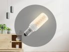 LED izzó 4,5W, E14 foglalat, 2800K meleg fehér, 610 lm - ZLS012