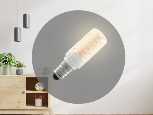 LED izzó 4,5W, E14 foglalat, 2800K meleg fehér, 610 lm - ZLS012